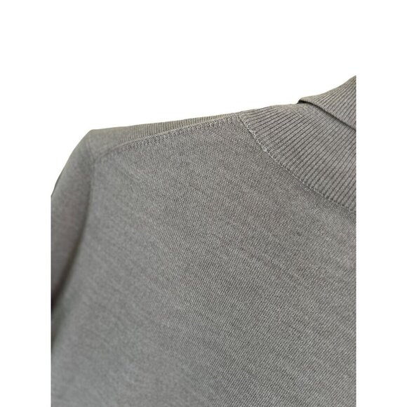 ASOS Merino Wool Knitted Turtleneck Pullover Sweater Dusty Pink/Gray Size Large - Picture 5 of 8